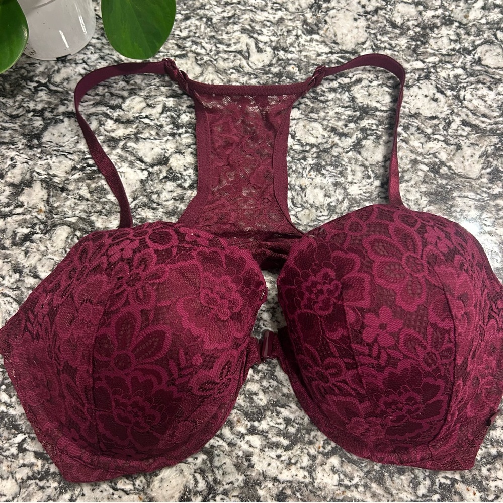 Victoria's Secret Burgundy Racerback Bra